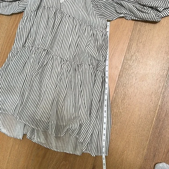 Frame High Low Striped Dress Sz S - Picture 8 of 11